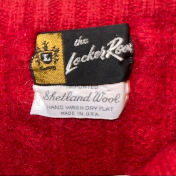 COPY - Locker Room Boys 100% Wool Sweater Size M - Picture 3 of 5